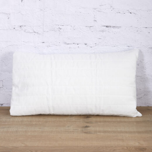 Quilted Pillow Protector - White Available in Standard and King 1