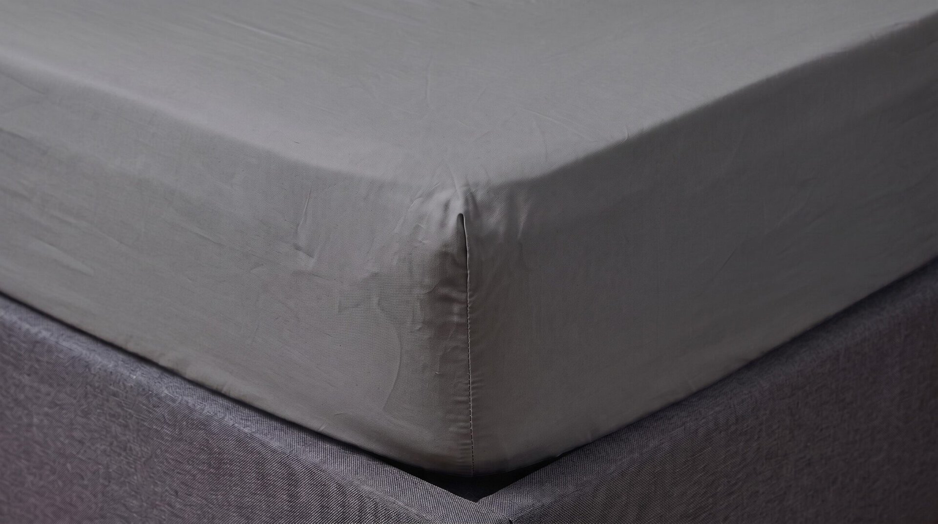 Fitted Sheets 200T Count Percale 100% Cotton - Grey & Duck Egg 1 Fitted Sheets 200T Count Percale 100% Cotton - Grey & Duck Egg