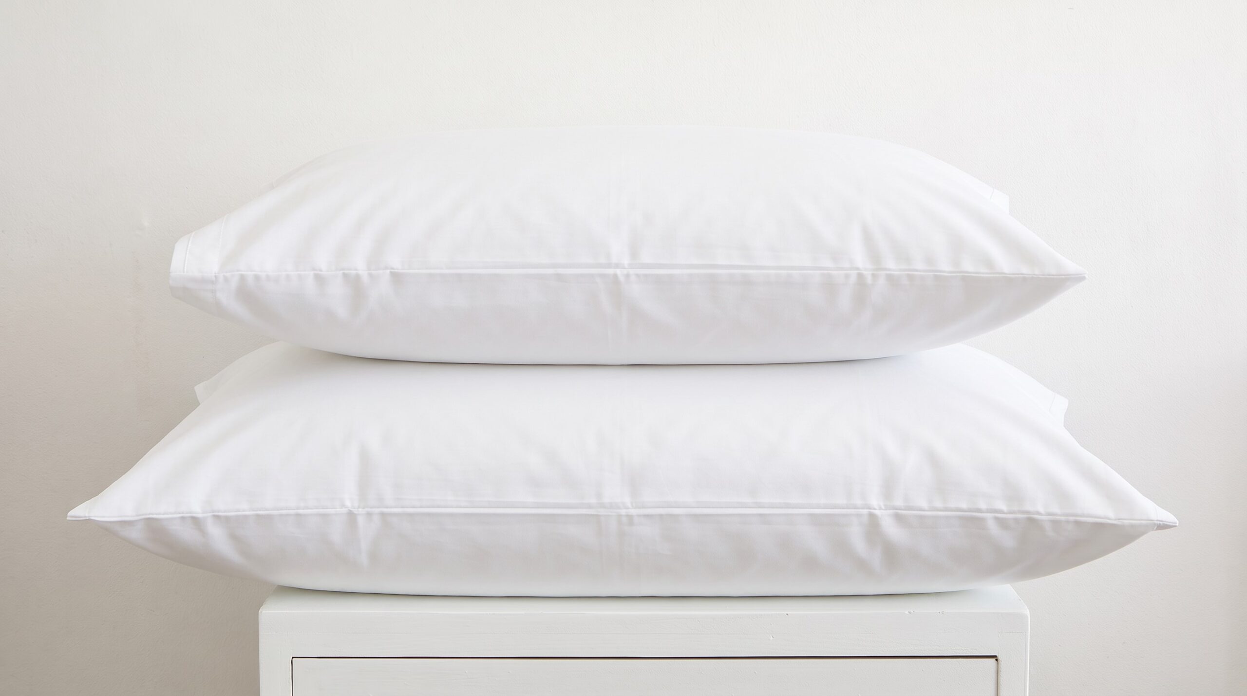 200 Thread Count 100% Cotton Percale Pillowcase - White, Grey & Duck Egg 1 200 Thread Count 100% Cotton Percale Pillowcase - White, Grey & Duck Egg