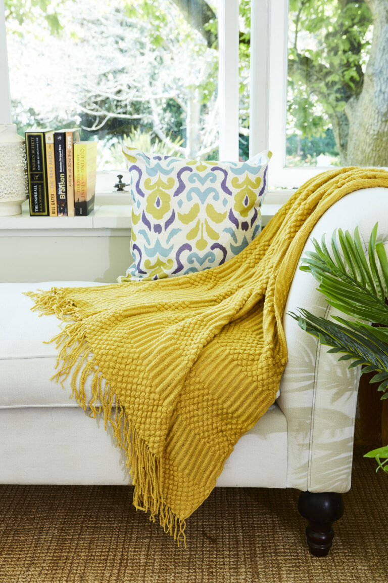 Super Soft Throw with Fringe Detail