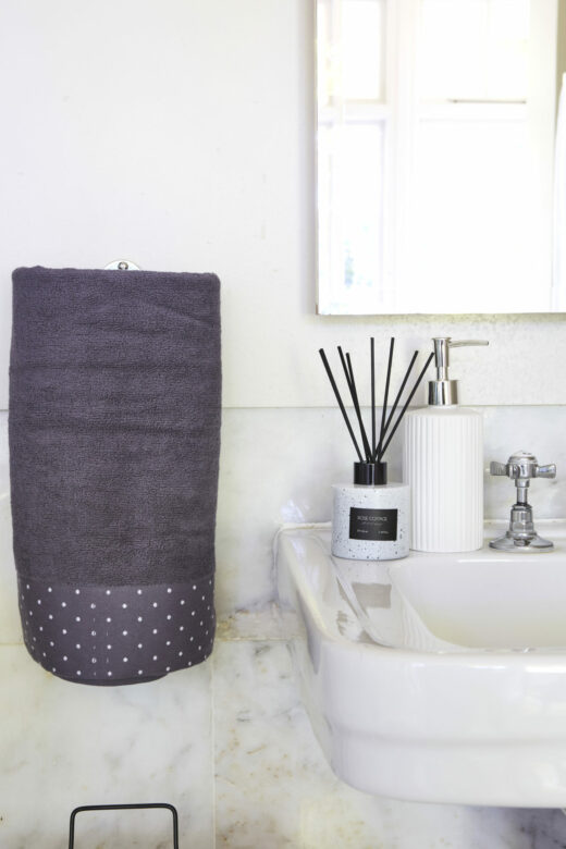 100% Cotton Bath & Hand Towels with Stitch Detail 5