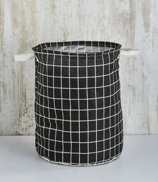 Grid Printed Laundry Bags