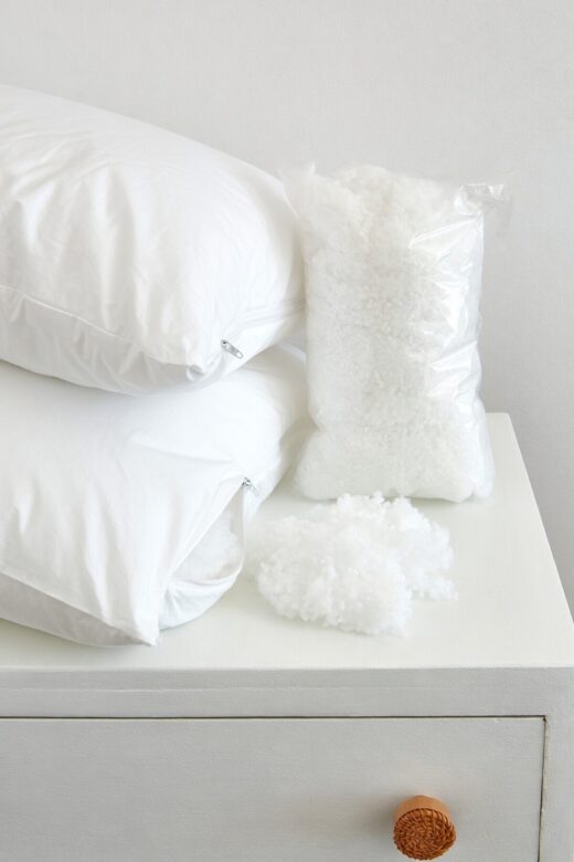 100% Cotton Repuffable Pillows with Zip & Extra Fibre 6 100% Cotton Repuffable Pillows with Zip & Extra Fibre