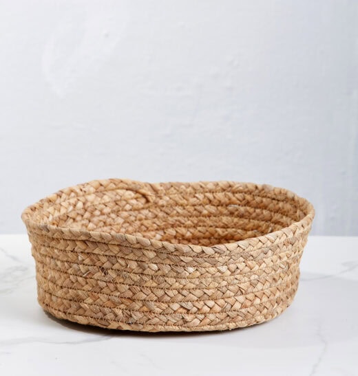 Round Woven Seagrass Basket 2