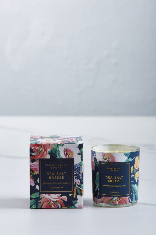 Floral Printed Scented Candles 4