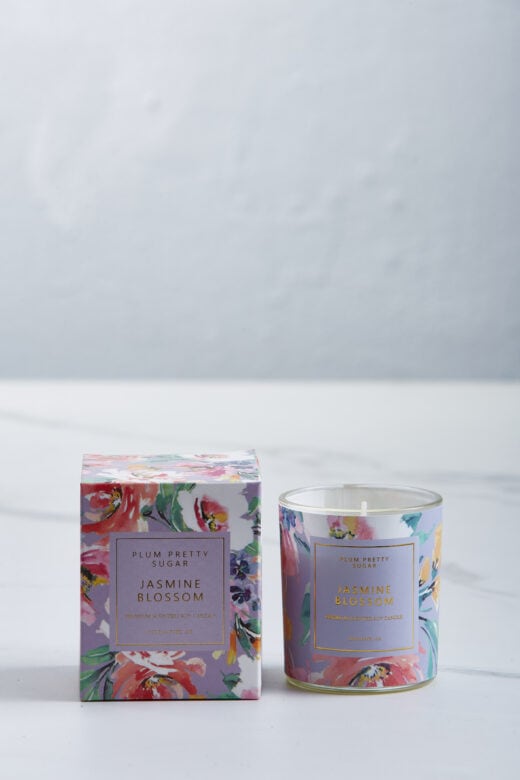 Floral Printed Scented Candles 3