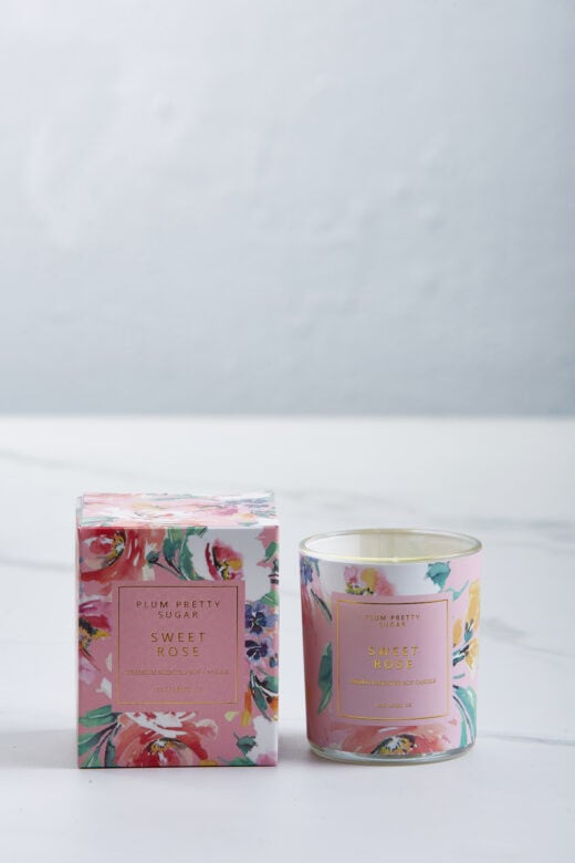 Floral Printed Scented Candles 5