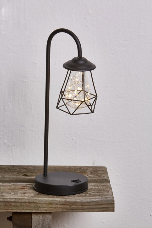 Black Iron LED Night Light