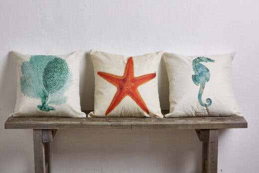 Coral Reef Printed Scatter Cushion Covers 8 Coral Reef Printed Scatter Cushion Covers