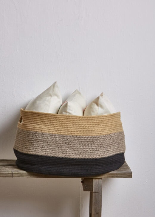 Cotton Woven Storage Basket