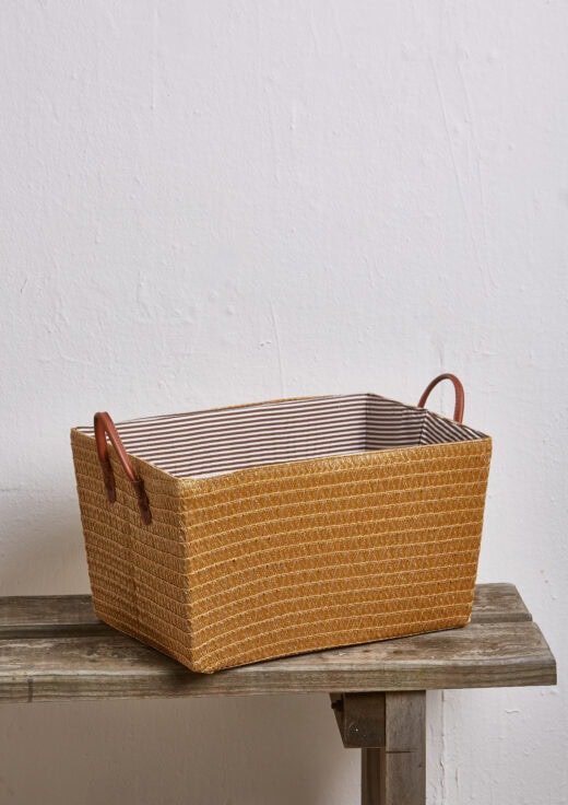 Faux Grass Woven Baskets