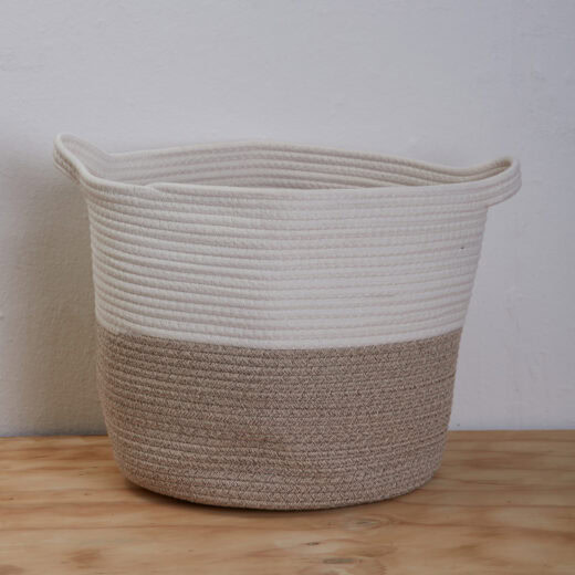 Cotton Woven Storage Basket