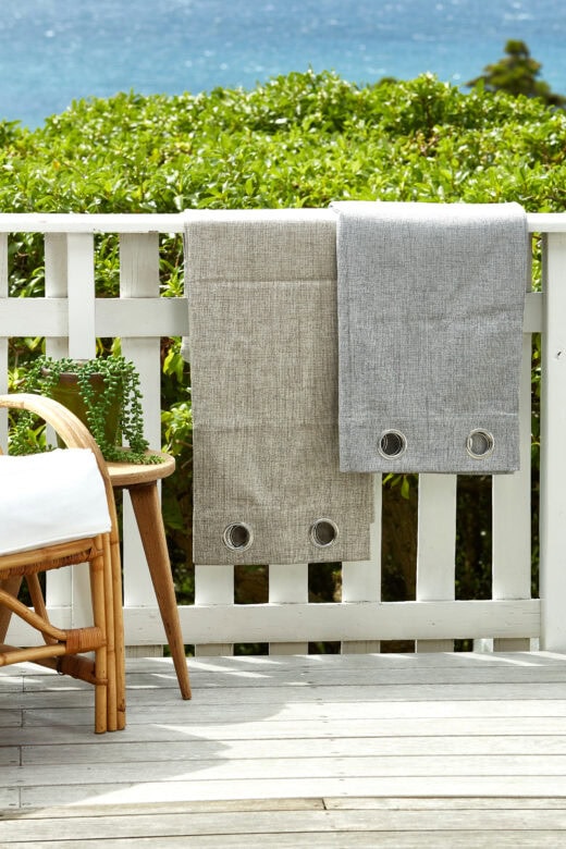 Textured Eyelet Curtains with Block Out Lining 6 Textured Eyelet Curtains with Block Out Lining