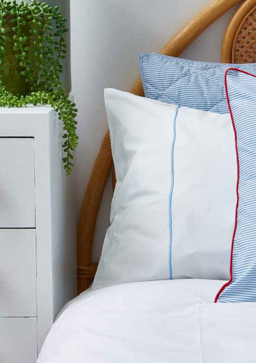 Satin Stitch 100% Cotton Pillowcase Pairs 6 Satin Stitch 100% Cotton Pillowcase Pairs