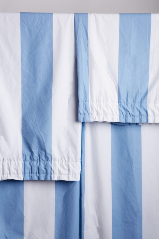 Broad Stripe Lined Taped Curtains 8 Broad Stripe Lined Taped Curtains