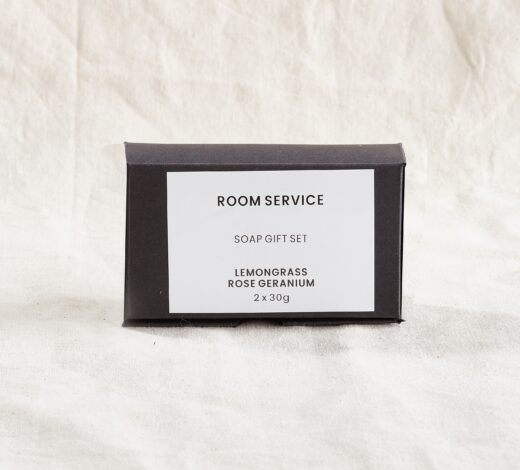 Hand Made Rose Geranium & Lemongrass Soap Gift Set