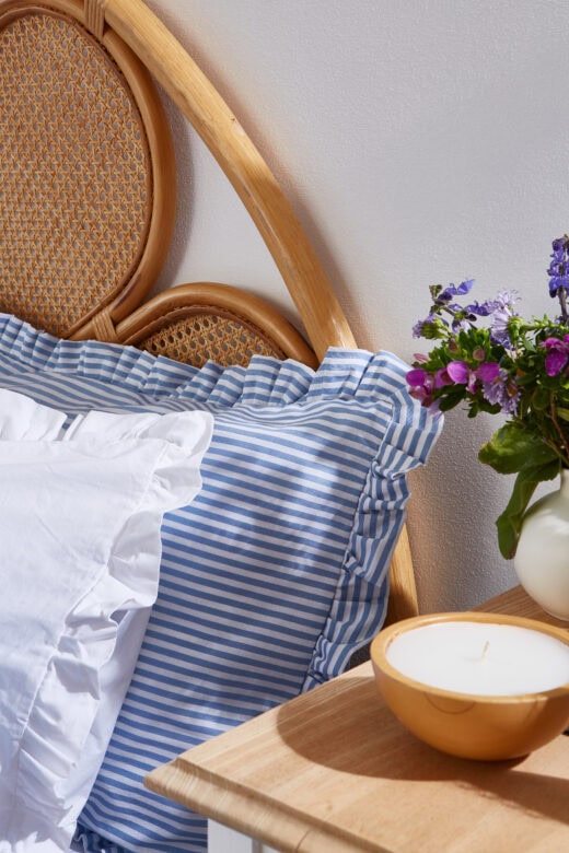 Long Beach Frilled Duvet Cover Set