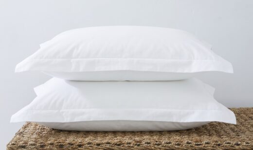 200 Thread Count 100% Cotton Oxford Pillowcase - White
