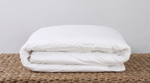 200 Thread Count 100% Cotton Percale Duvet Cover with Flap closure