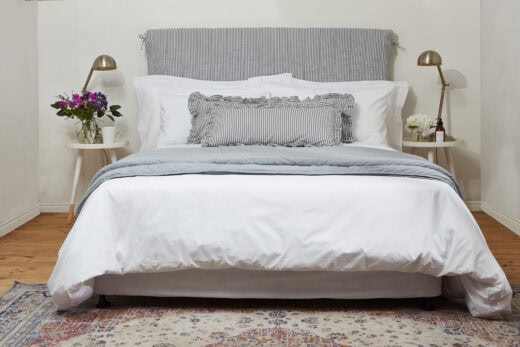 Grey Melange Jersey Knit Quilt