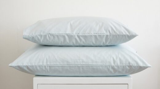 200 Thread Count 100% Cotton Percale Pillowcase - White, Grey & Duck Egg 5 200 Thread Count 100% Cotton Percale Pillowcase - White, Grey & Duck Egg